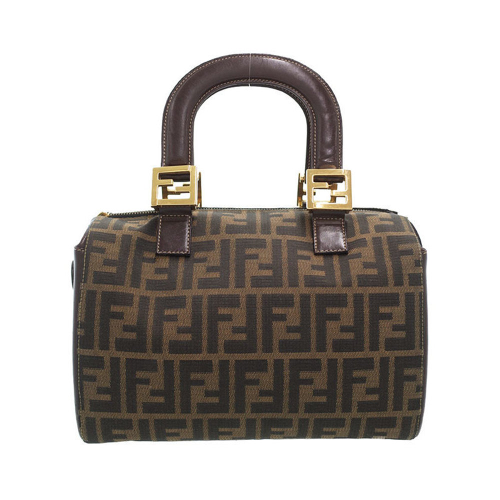 Fendi Zucca Pattern Handbag Vintage